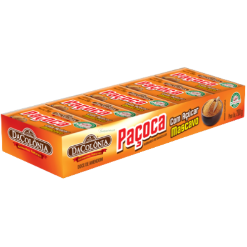 DACOLONIA PAÇOCA COM AÇUCAR MASCAVO 180g