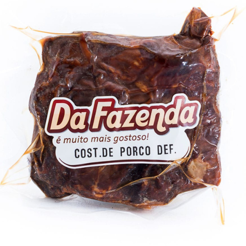 Costela de Porco Defumada c/ Osso Da Fazenda  + ou - 250 g ¥260 cada 100 g