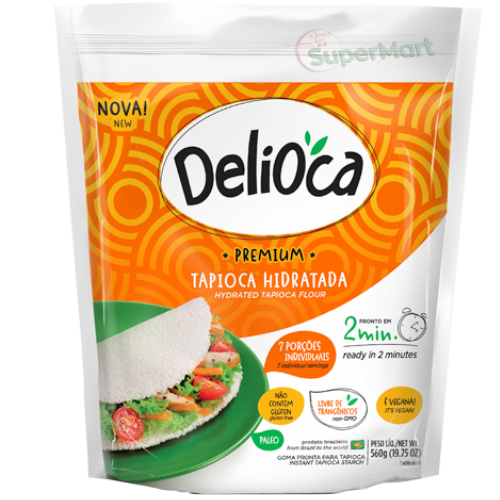 TAPIOCA HIDRATADA DELIOCA PREMIUM 560g