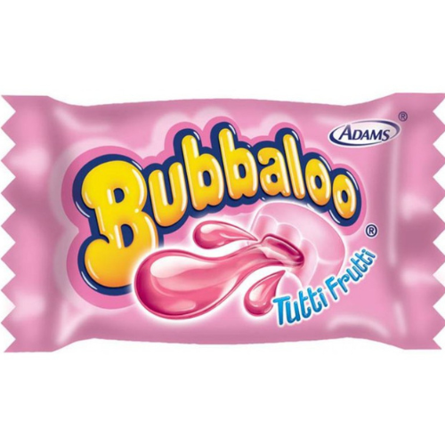 BUBBALOO TUTTI-FRUTTI 9 UNIDADES