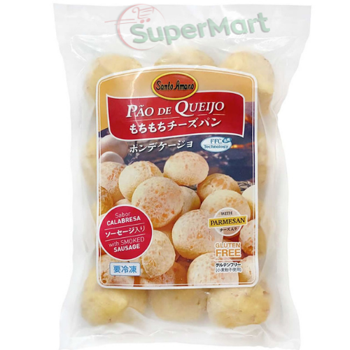 PAO QUEIJO CRU SANTO AMARO CALABRESA 12unid. 600g