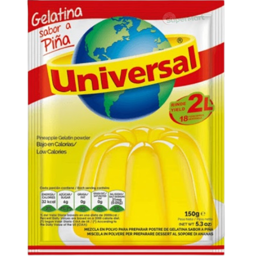 UNIVERSAL GELATINA PIÑA 2L