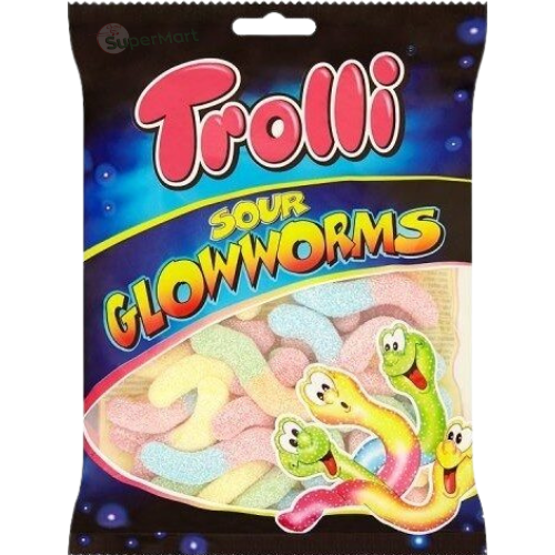 TROLLI SOUR GLOWWORMS 100g