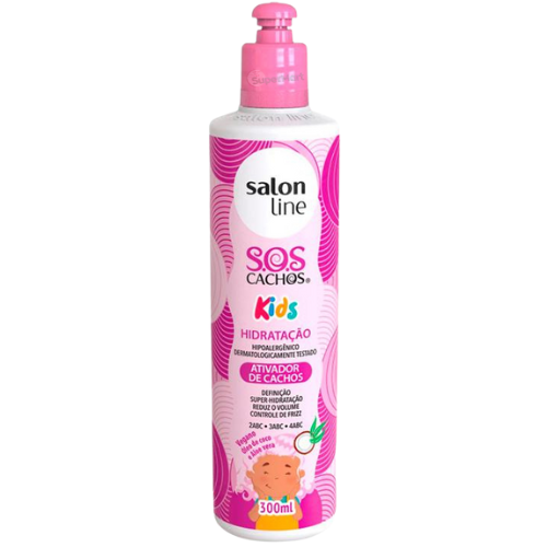 SALON LINE SOS CACHOS KIDS ATIVADOR DE CACHOS 300ml