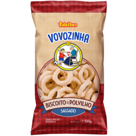 BISCOITO DE POLVILHO SALGADO 100g (vovozinha)