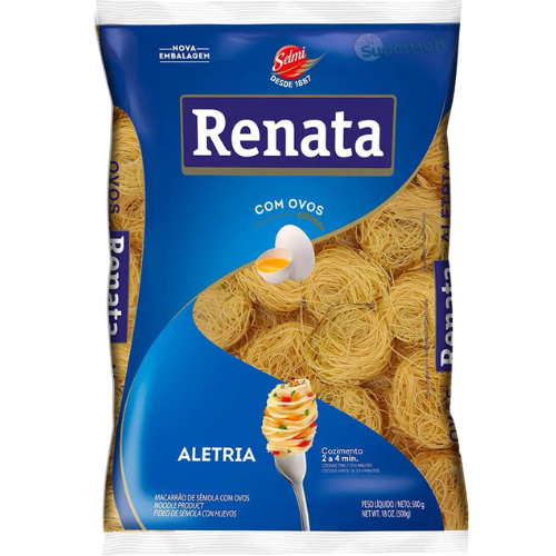 Macarrão Aletria / Cabelo de Anjo Renata 500g