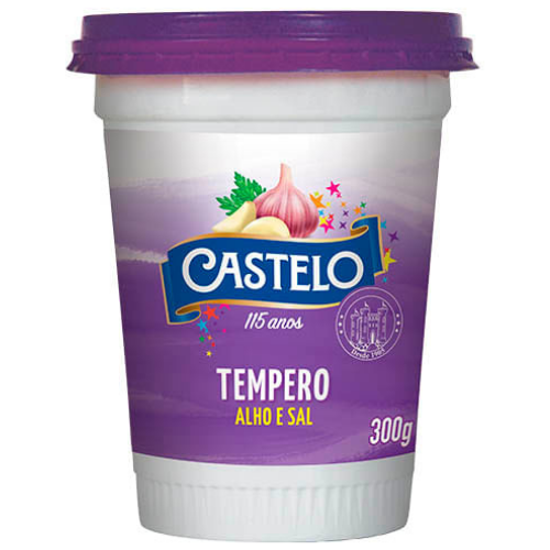 CASTELO TEMPERO ALHO E SAL 300g