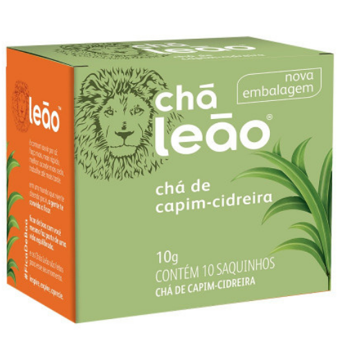 CHÁ LEÃO CHÁ DE CAPIM -CIDREIRA 10g