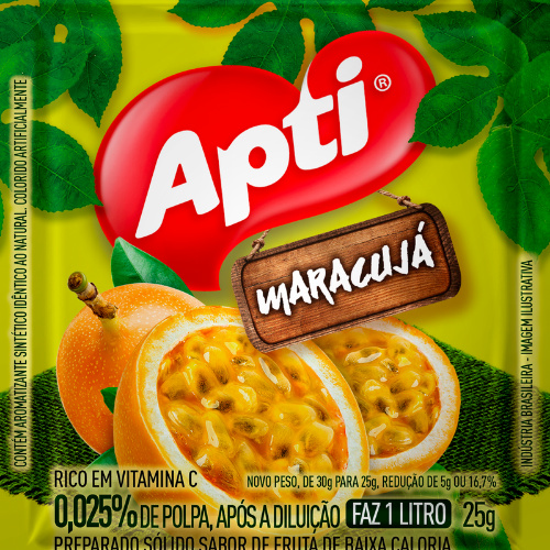 APTI  SUCO EM PÓ MARACUJÁ 25g - SuperMart.japan